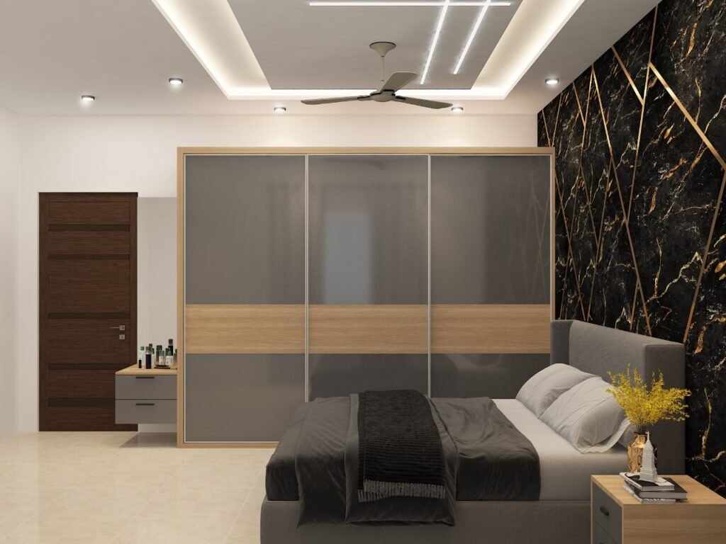 Luxury residential interior design showcasing modern home interiors by professional interior designers in Hyderabad